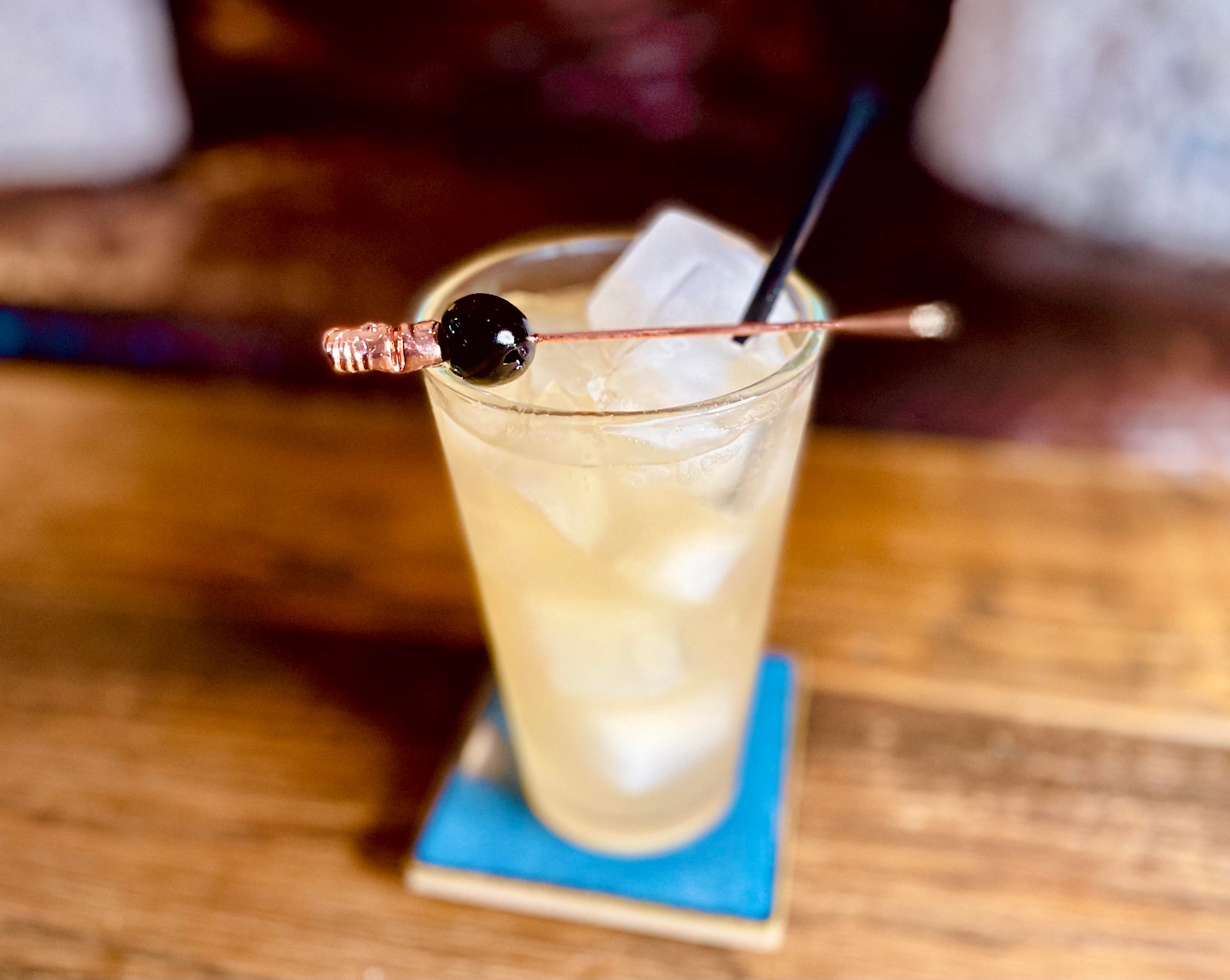 An Effervescent Tiki Drink With Gin and Brandy