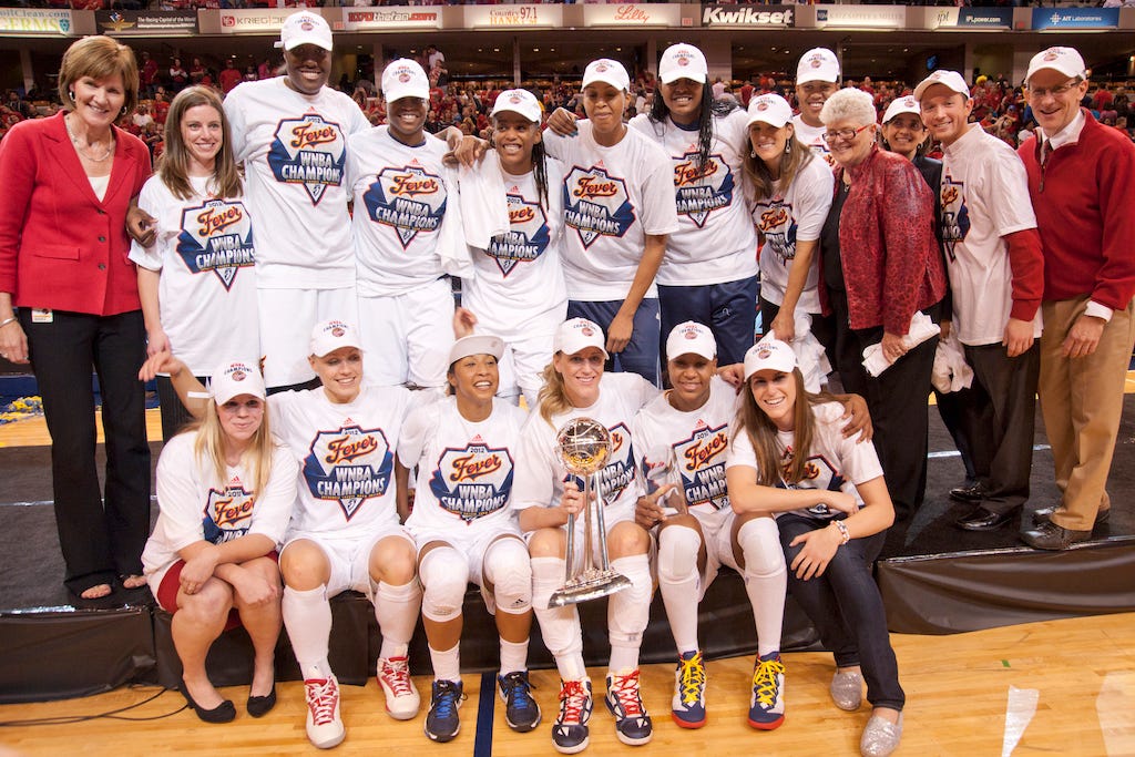 Memories from the Indiana Fever's 2012 championship season