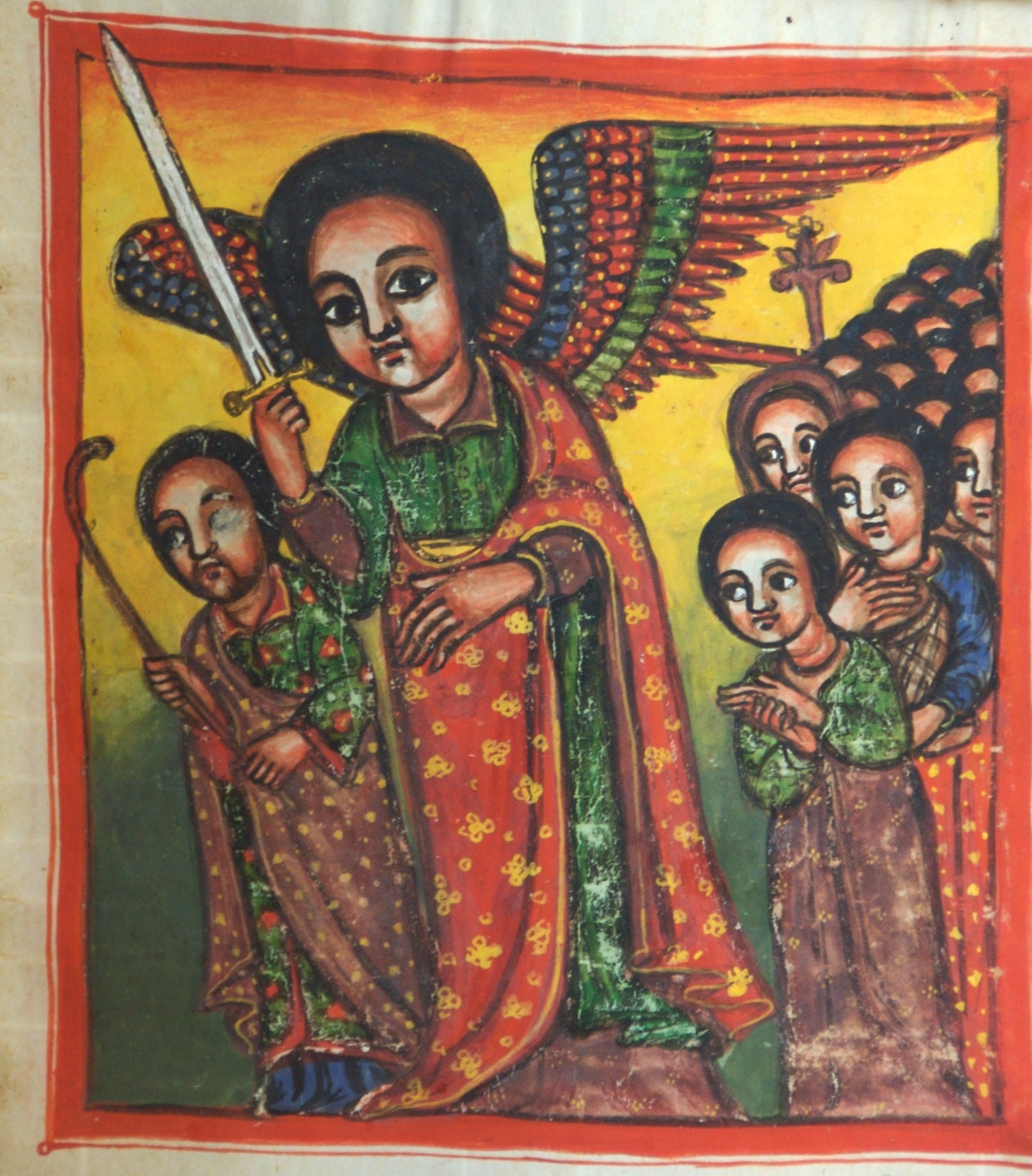 African paintings, Manuscript illuminations and miniatures; a visual ...