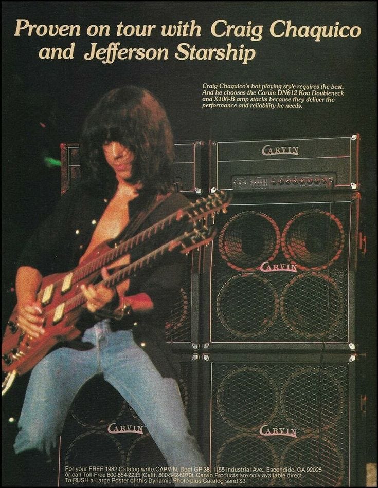 Carvin shop double neck