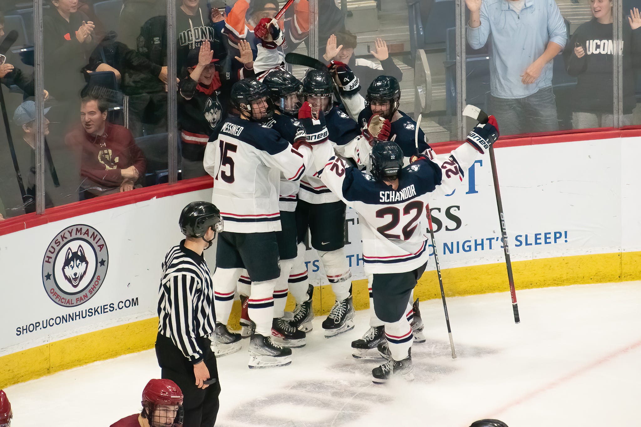 Uconn Falls To Colorado On Late Bucket For 2nd Straight Loss Late barrage of goals lifts UConn past Boston College, 5-1