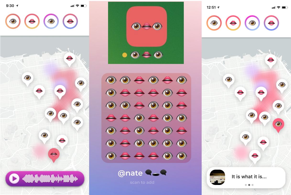 What Do The Emojis Eye Lips Mean