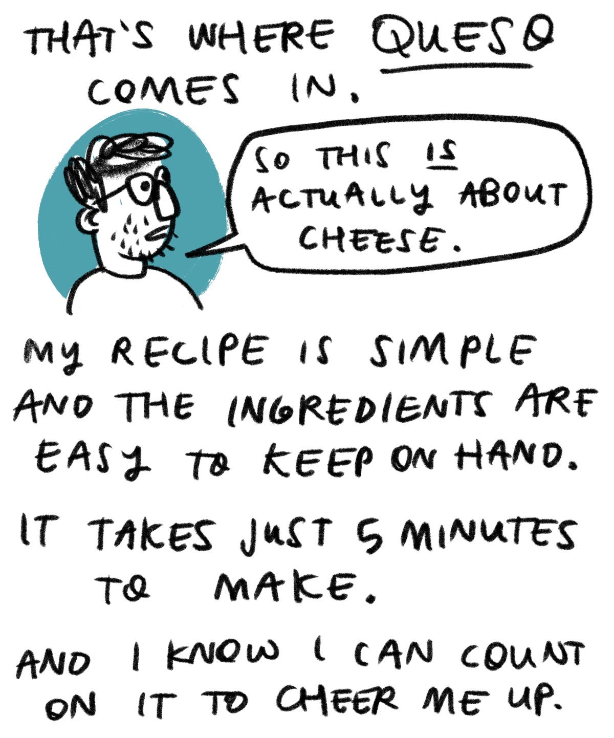 emergency bad day cheese dip by alex testere