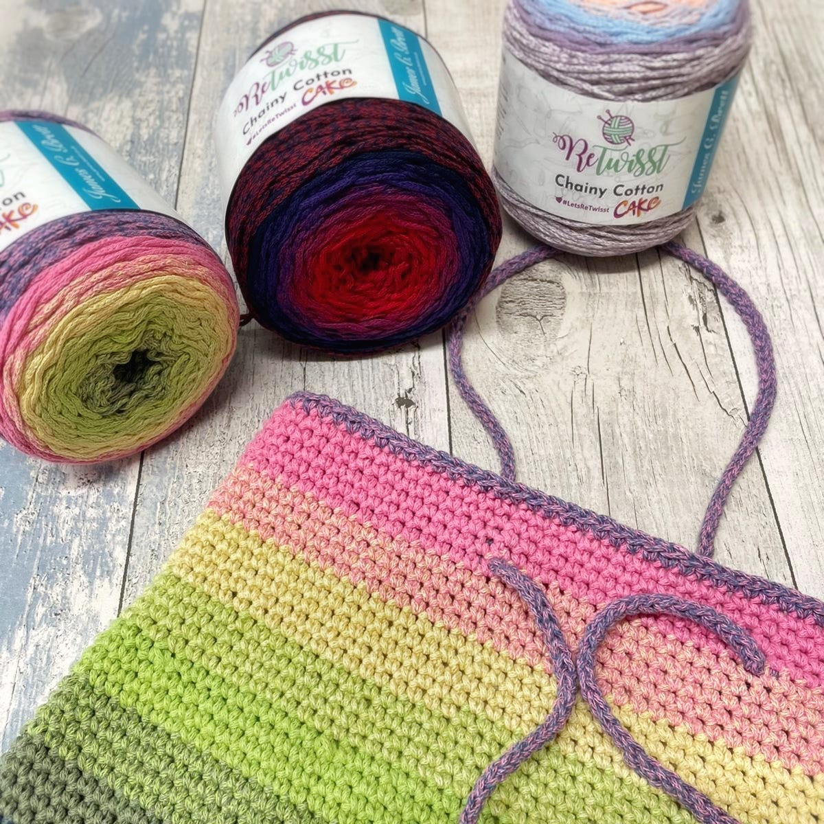 Cotton yarn for crochet bag clearance