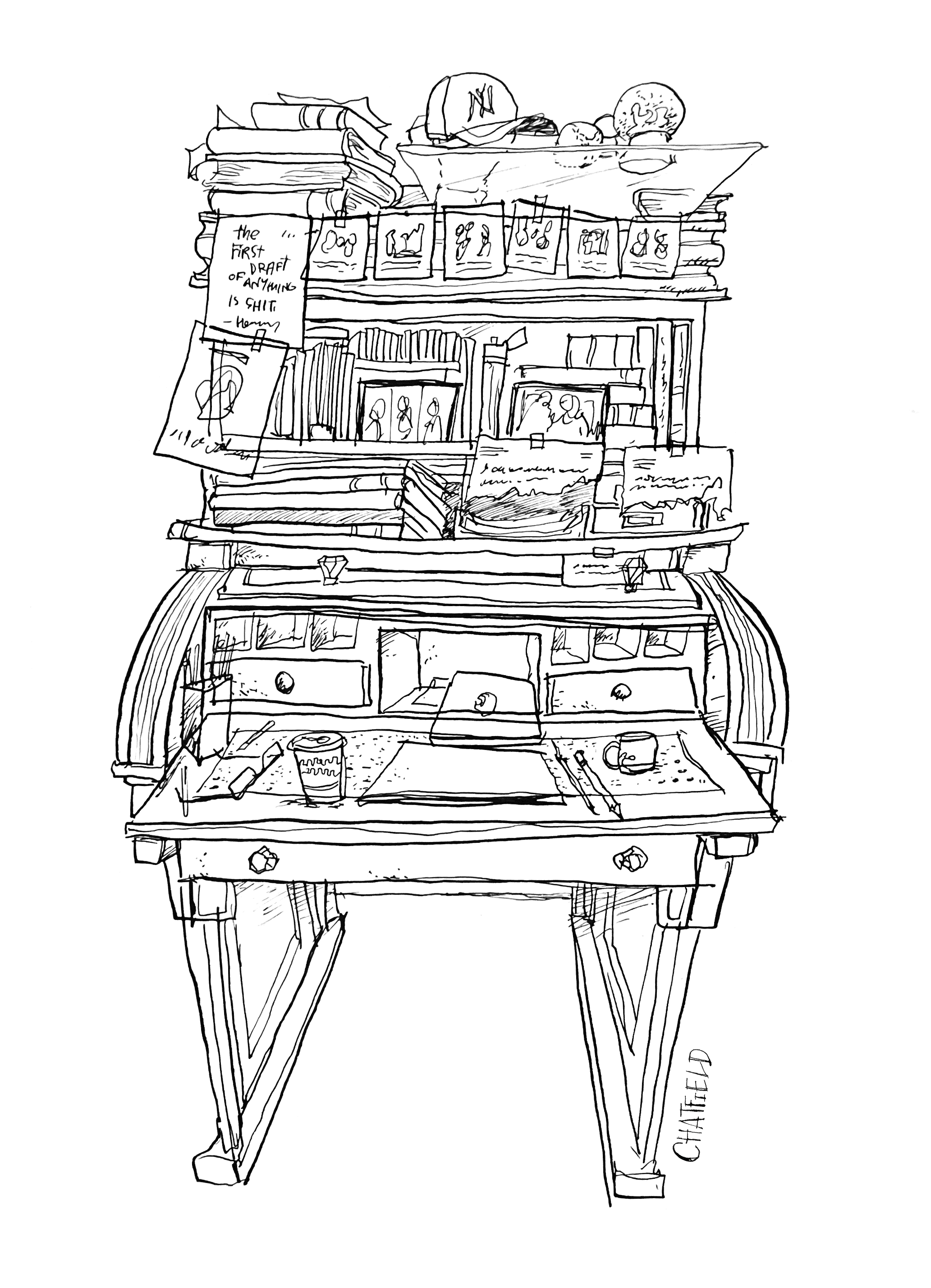 #16: The Magical Writing Desk - by Jason Chatfield