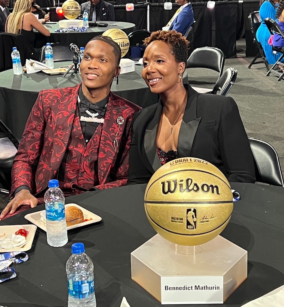 Pacers get their guy Q&A with Bennedict Mathurin at the 2022 NBA Draft