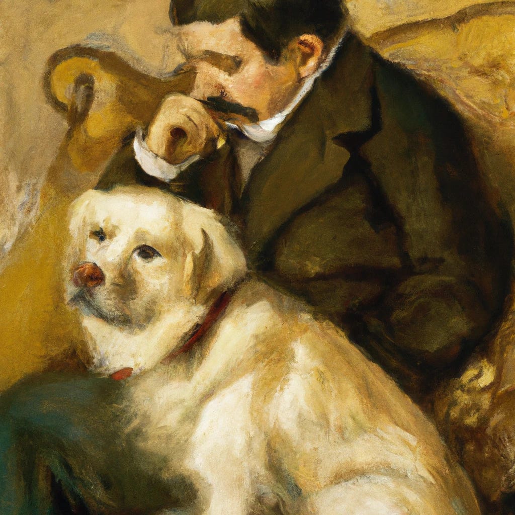 Renoir dog sale