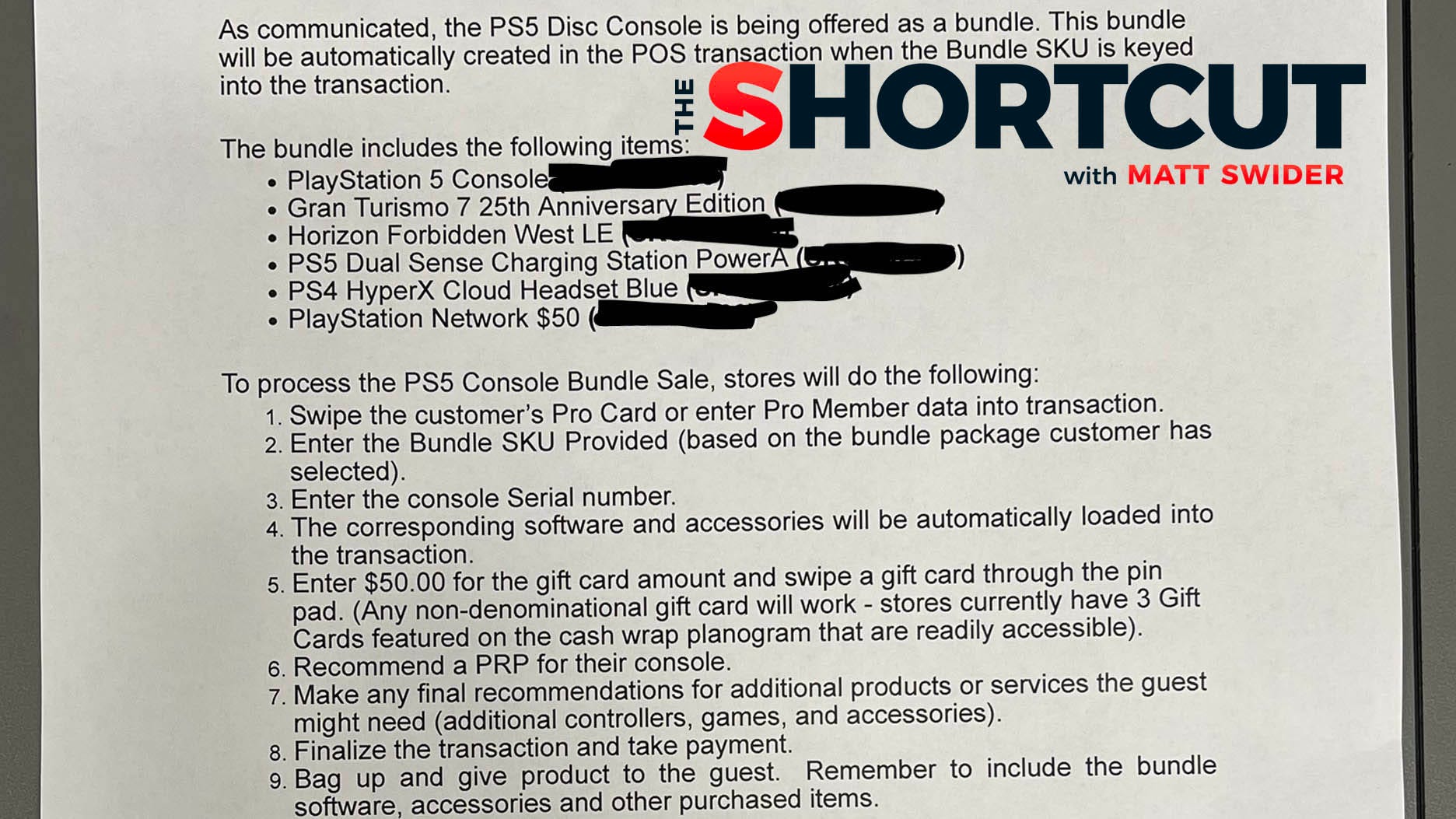 Gamestop top ps5 leak