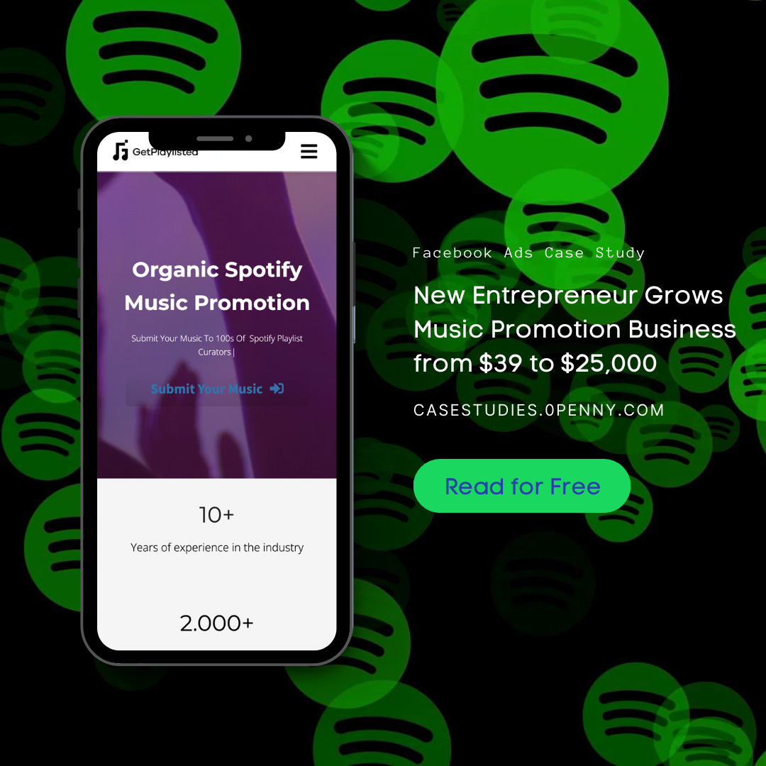 Growing a Spotify Promotion Business from 1 order to 400+ Orders