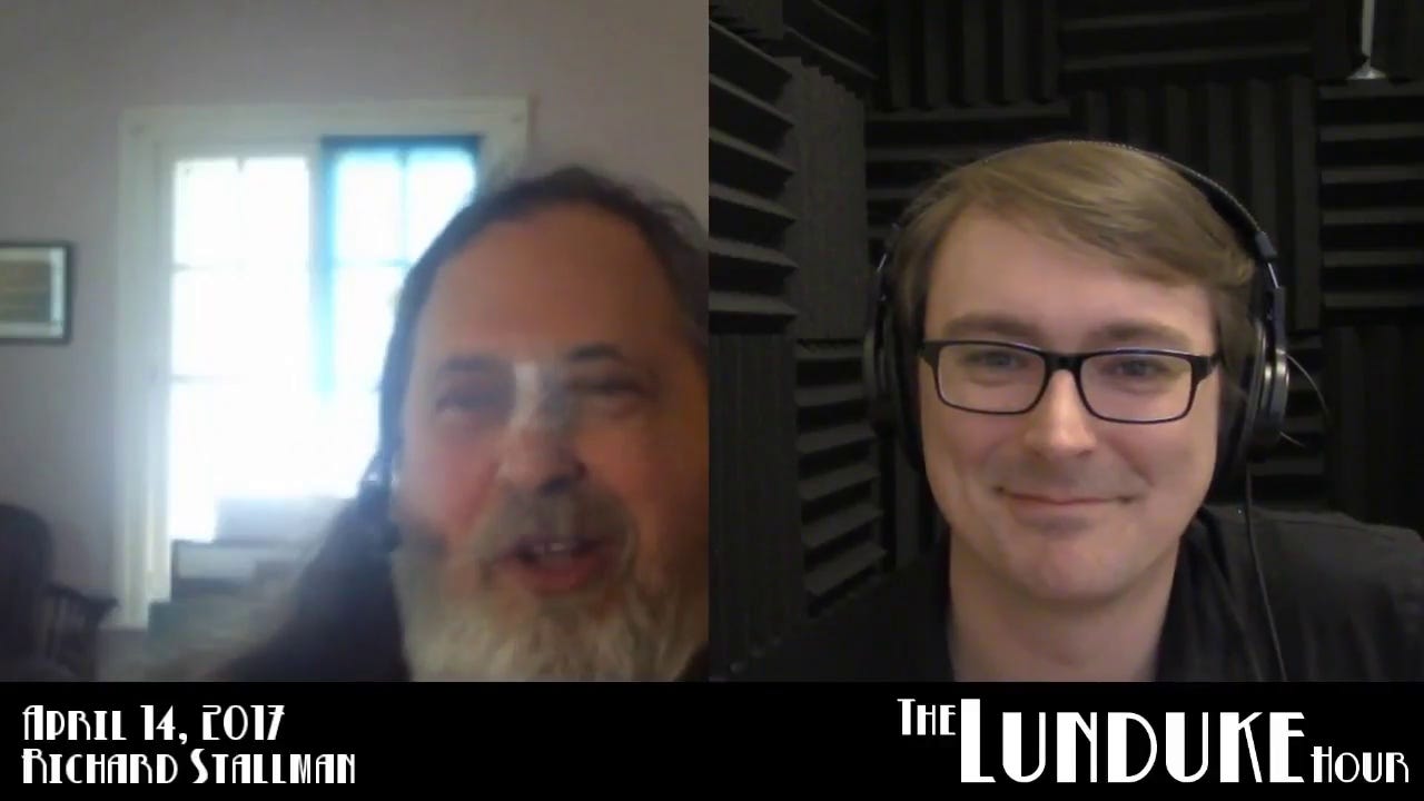The Lunduke / Stallman Interviews - by Bryan Lunduke