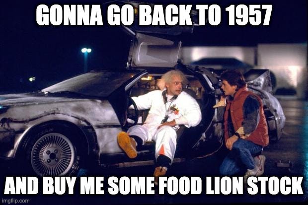The best stock tip Buy Food Lion shares in 1957 then forget all