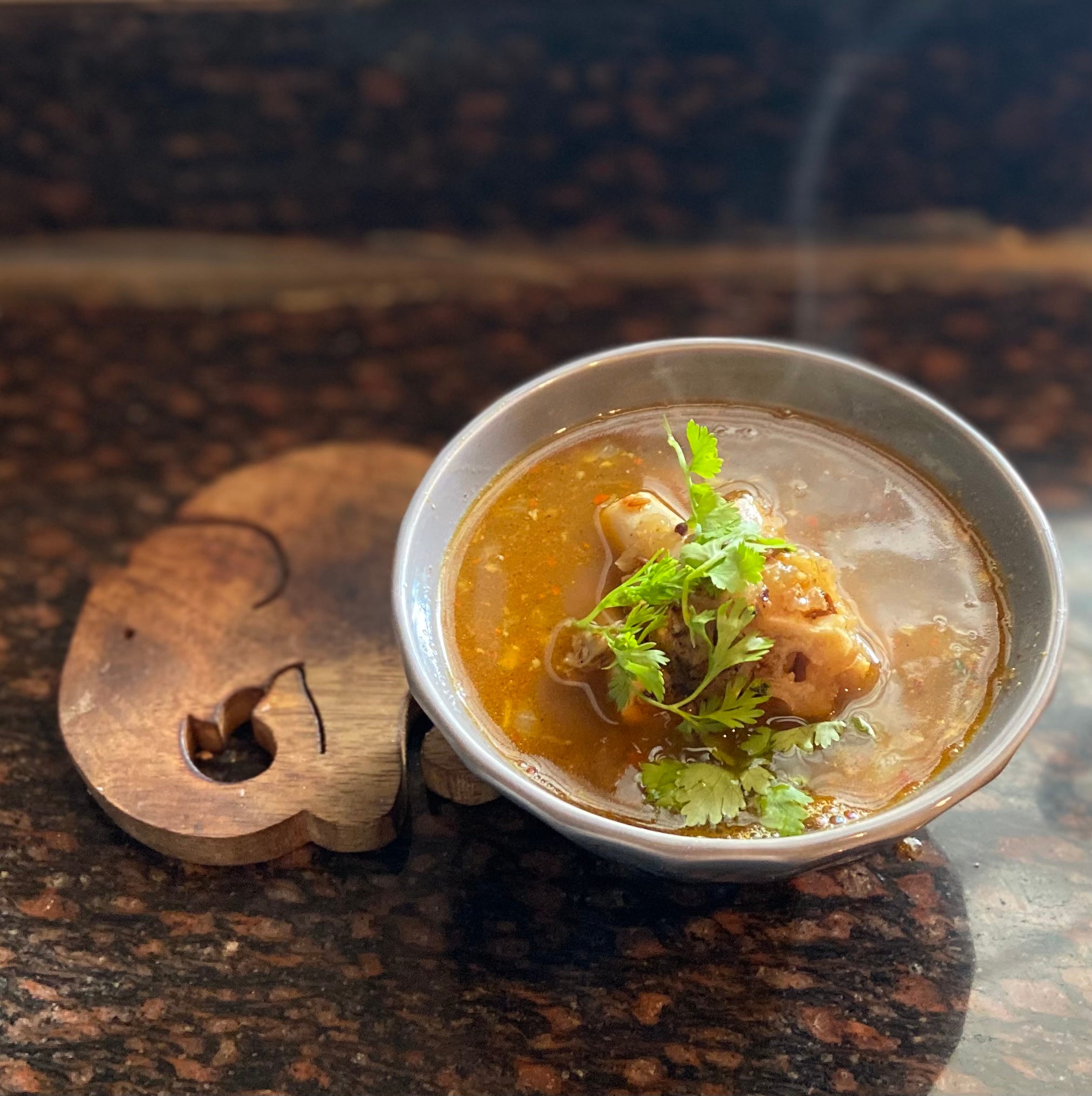 Mutton (Bones) Rasam - by Krishna - CK's Cookbook