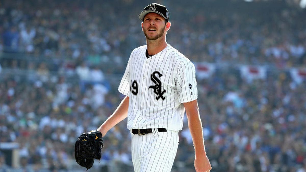 Chris Sale cut up all of the White Sox throwback jerseys because