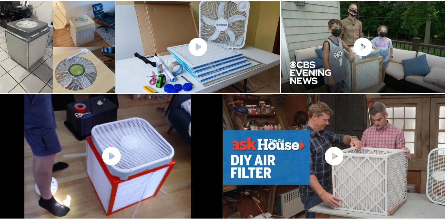 This old house air store filter box fan