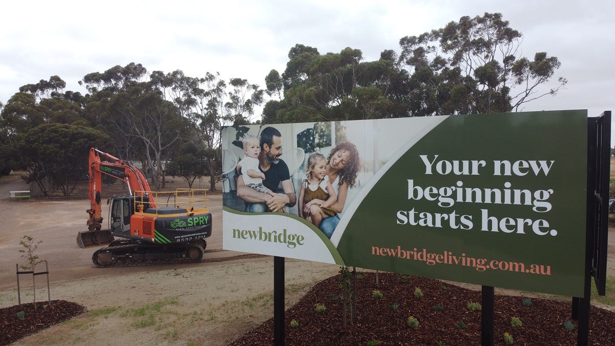 Construction is about to start at the Newbridge housing development