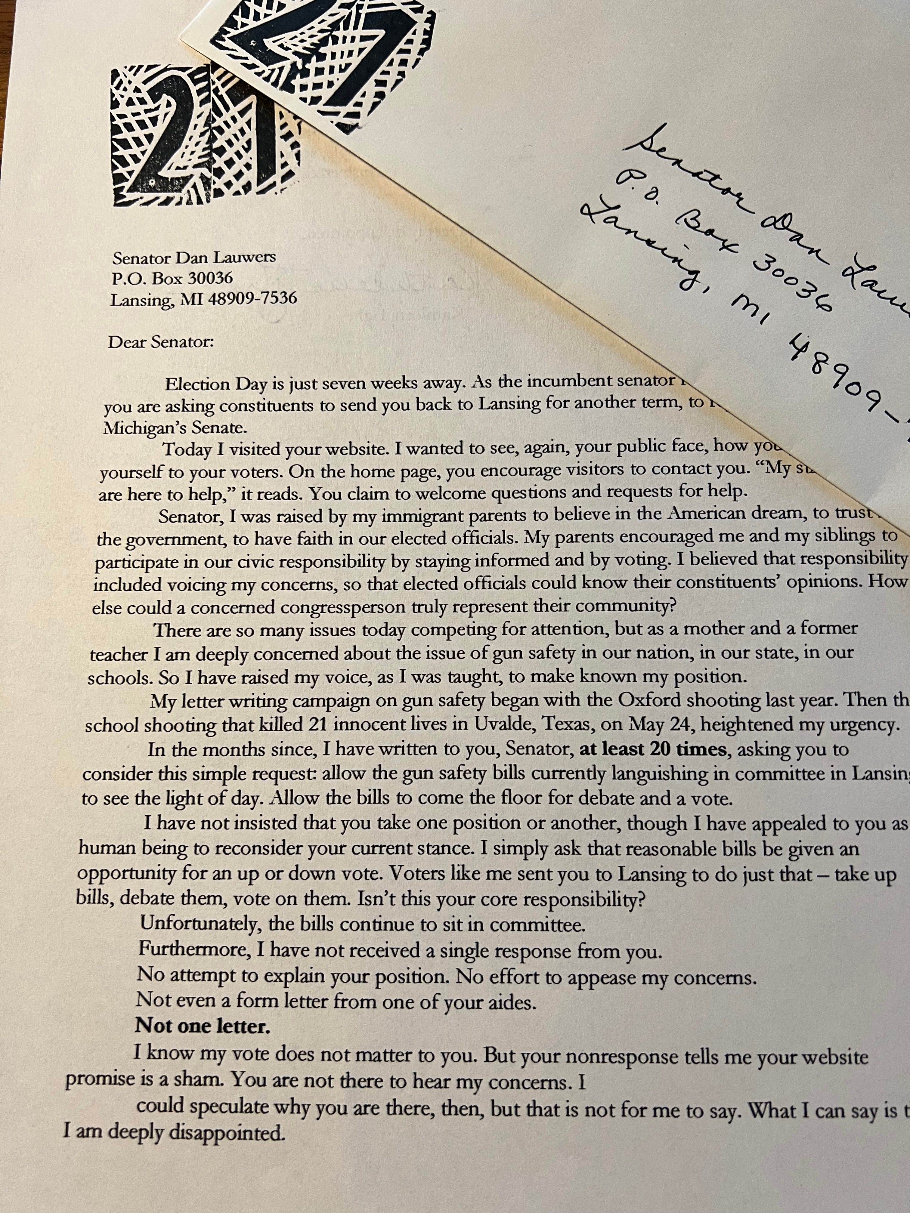 Write your congressperson? Maybe don't...