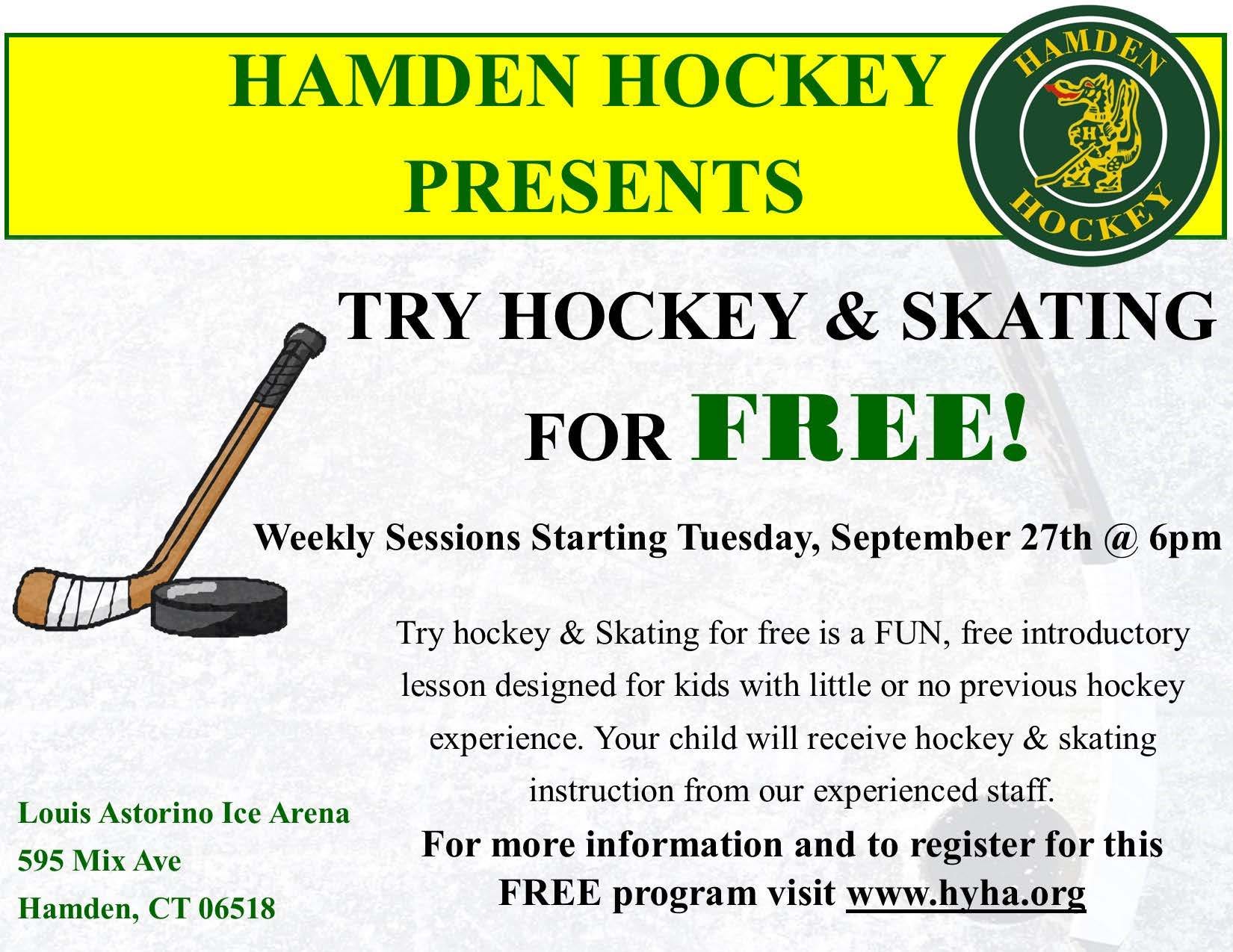 Special Edition Hamden Youth Sports Opportunities (current &