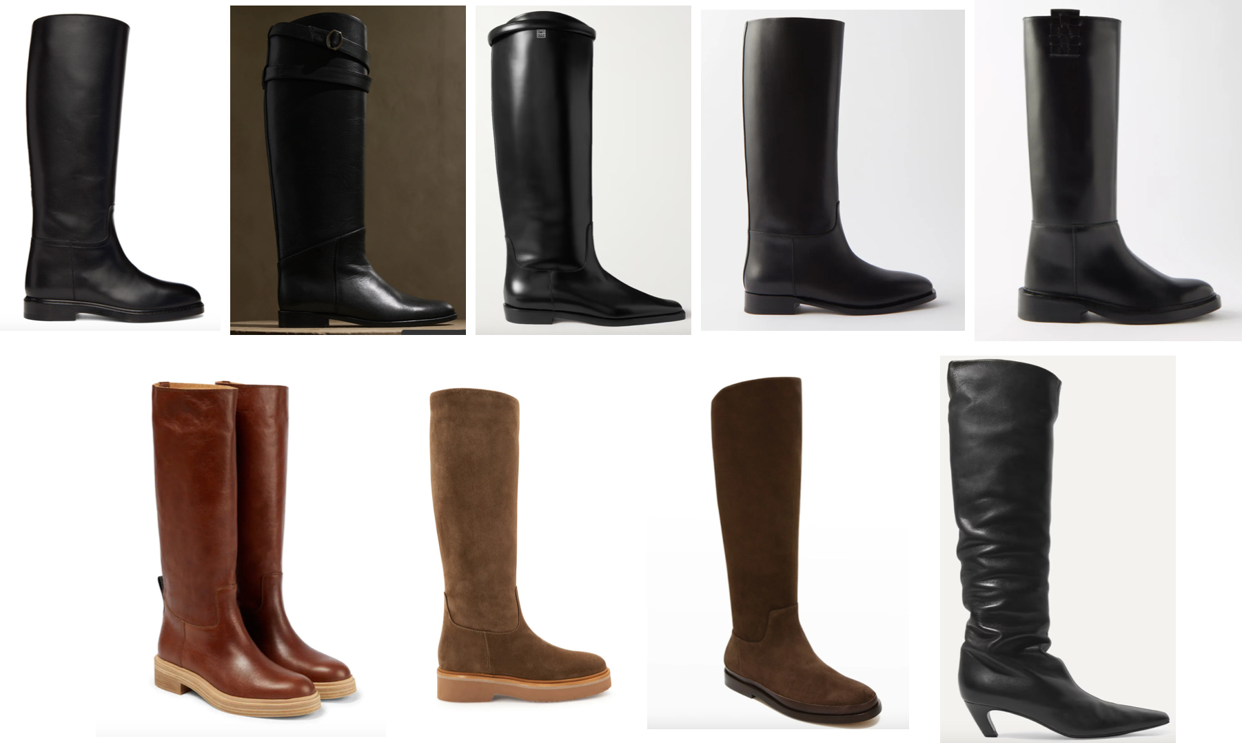 Types of knee high boots store