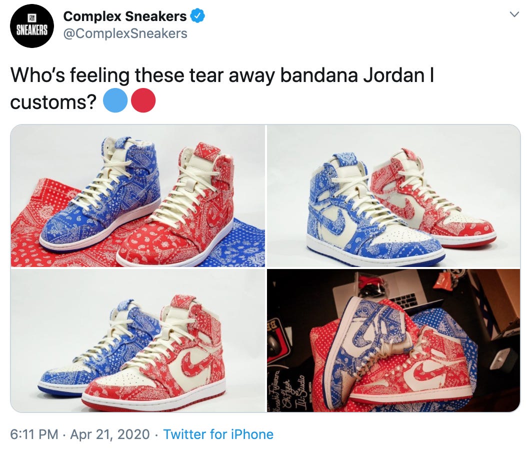 The Kicks You Wear Vol. 56 Whole lotta gang stuff