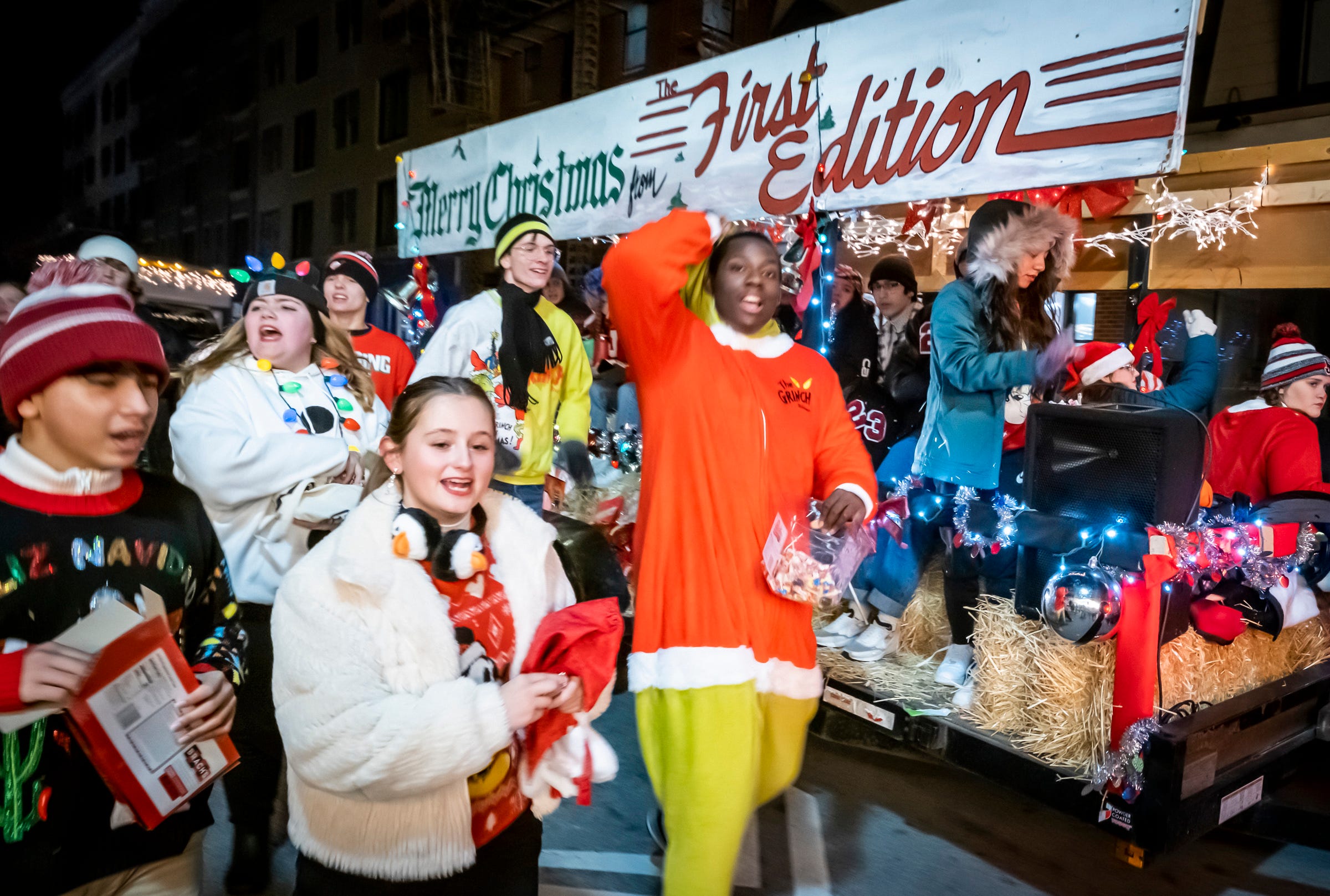 Scenes from the Lafayette Christmas Parade
