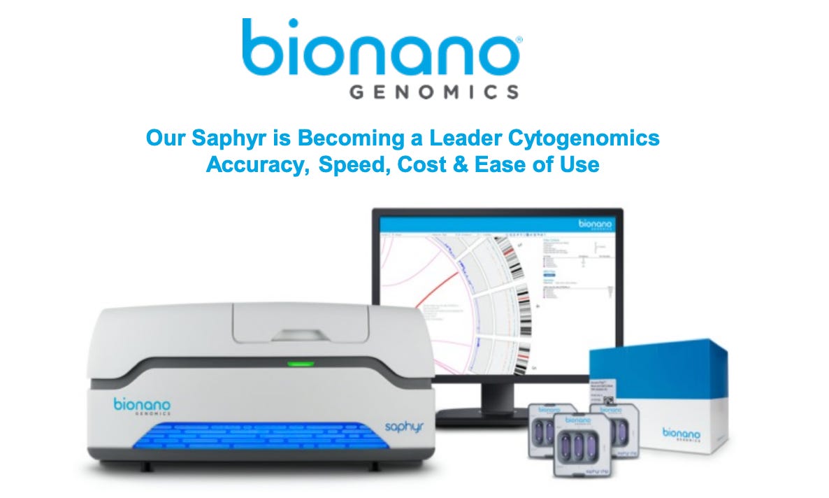 Bionano Genomics The Swiss Army knife of testing — and more