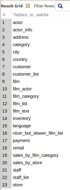 MySQL SHOW TABLES - 2 variations - by Josh Otwell