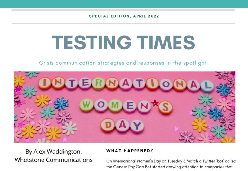 The Gender Pay Gap Bot, data awareness and what comms pros can learn