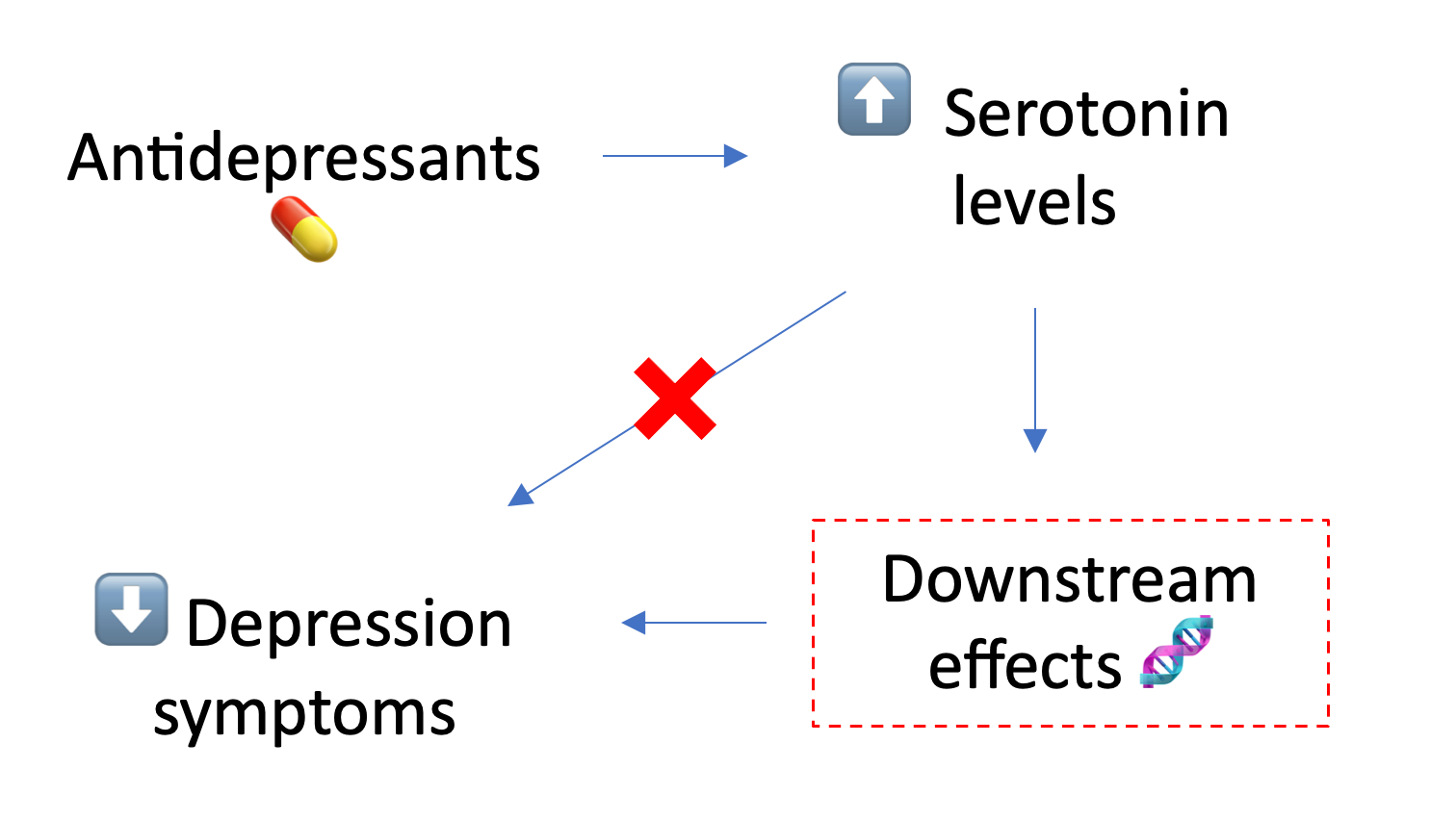 Serotonin is just the first page of the antidepressant story