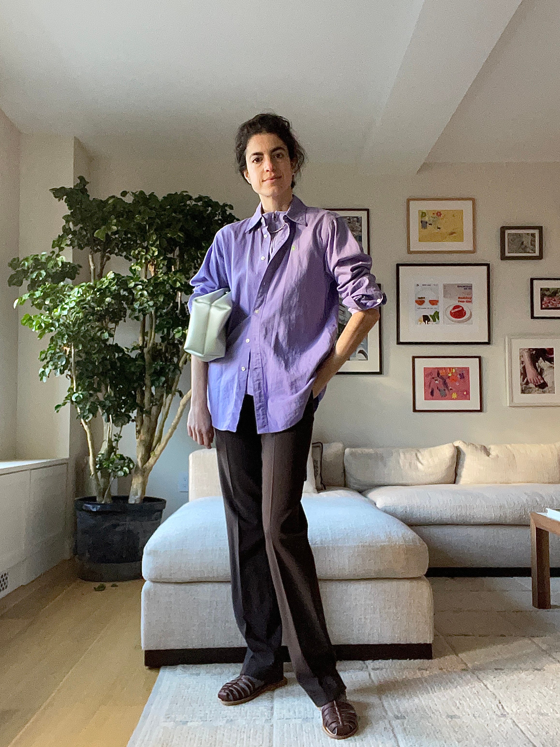 Michael kors pants purple hotsell