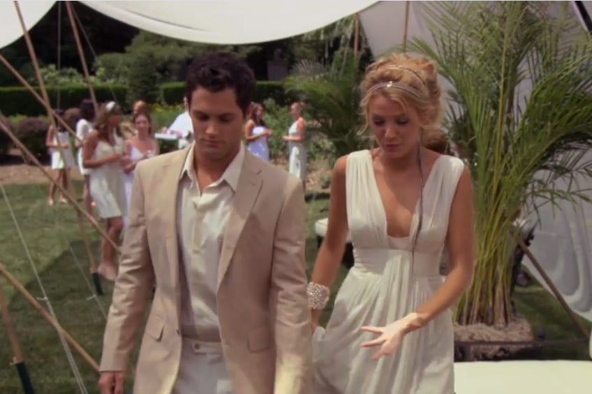 Serena van der woodsen white party dress sales
