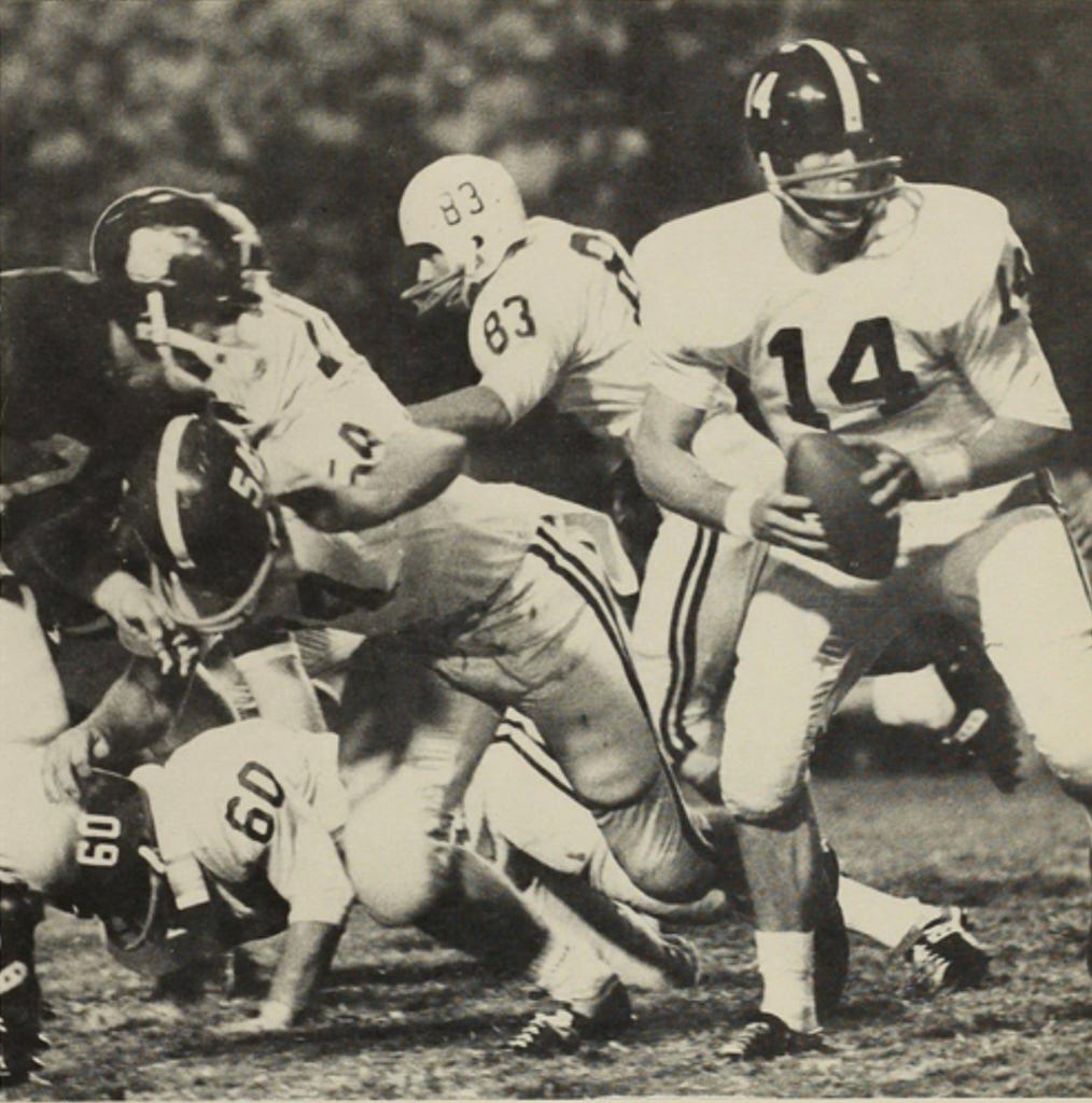 How the Forward Pass Changed the Color of Football Helmets