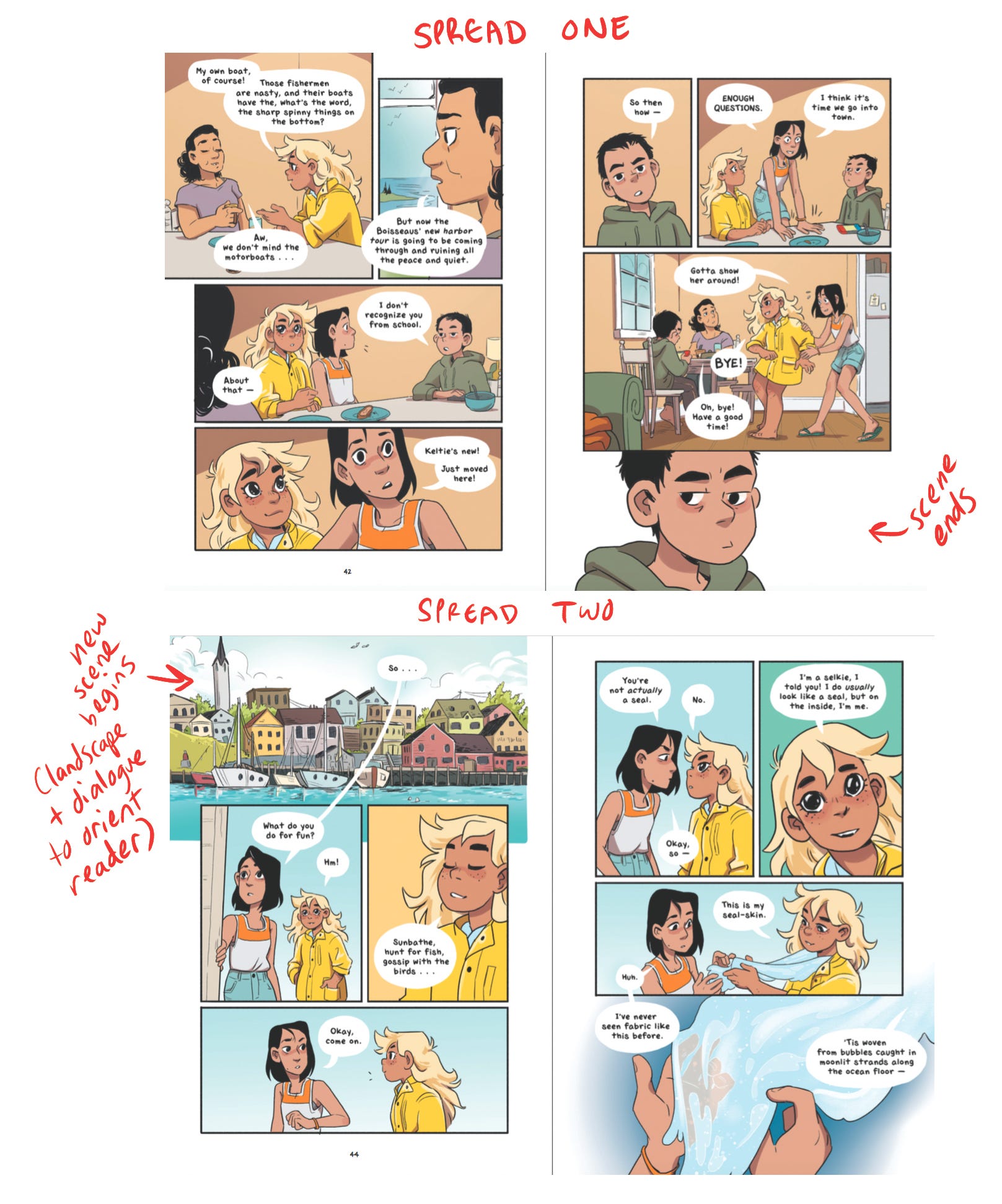 graphic novel class 6 thumbnails by Molly Knox Ostertag