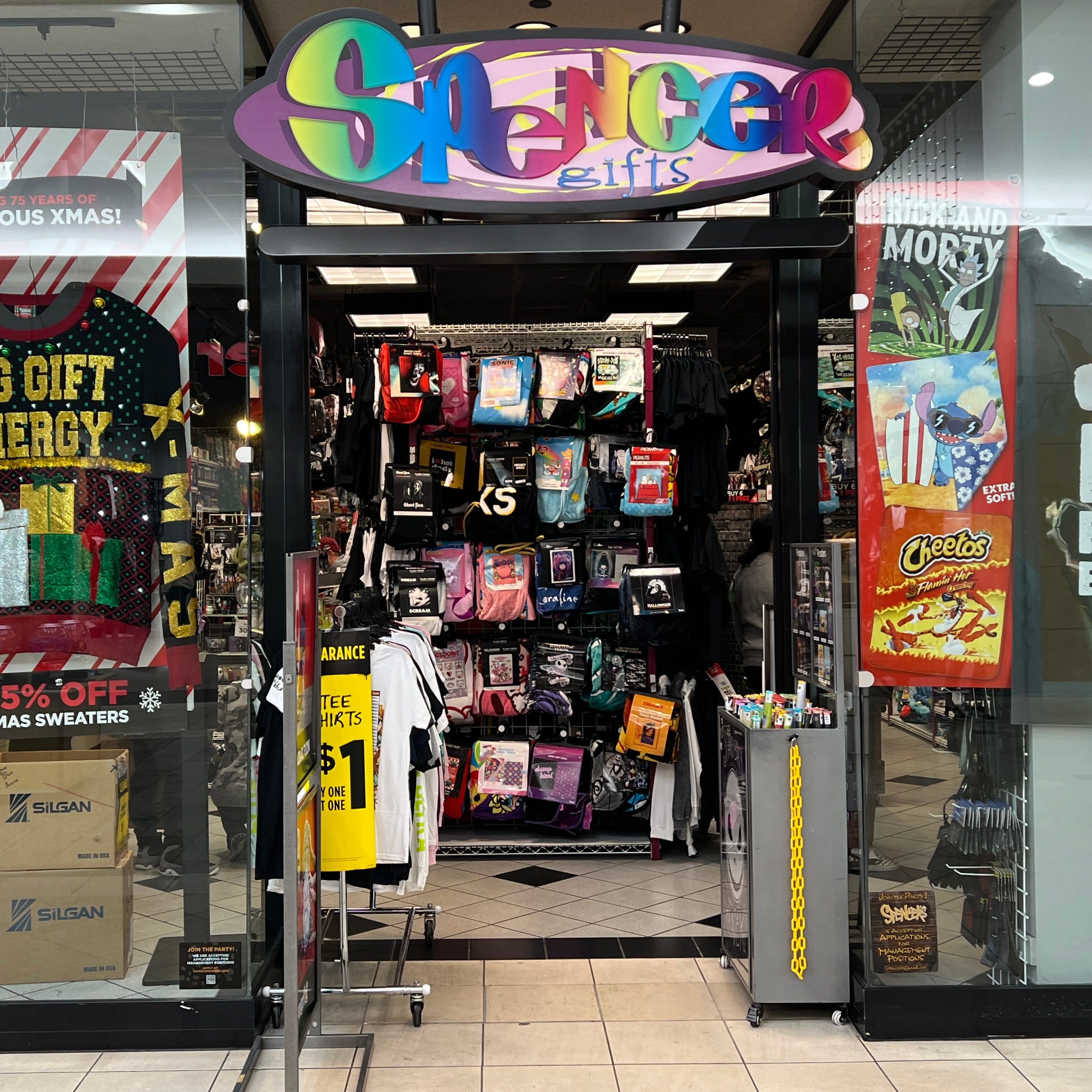 Suncoast Video, Spencer's, Old Fashion Claxton Fruit Cake, Stuckey's