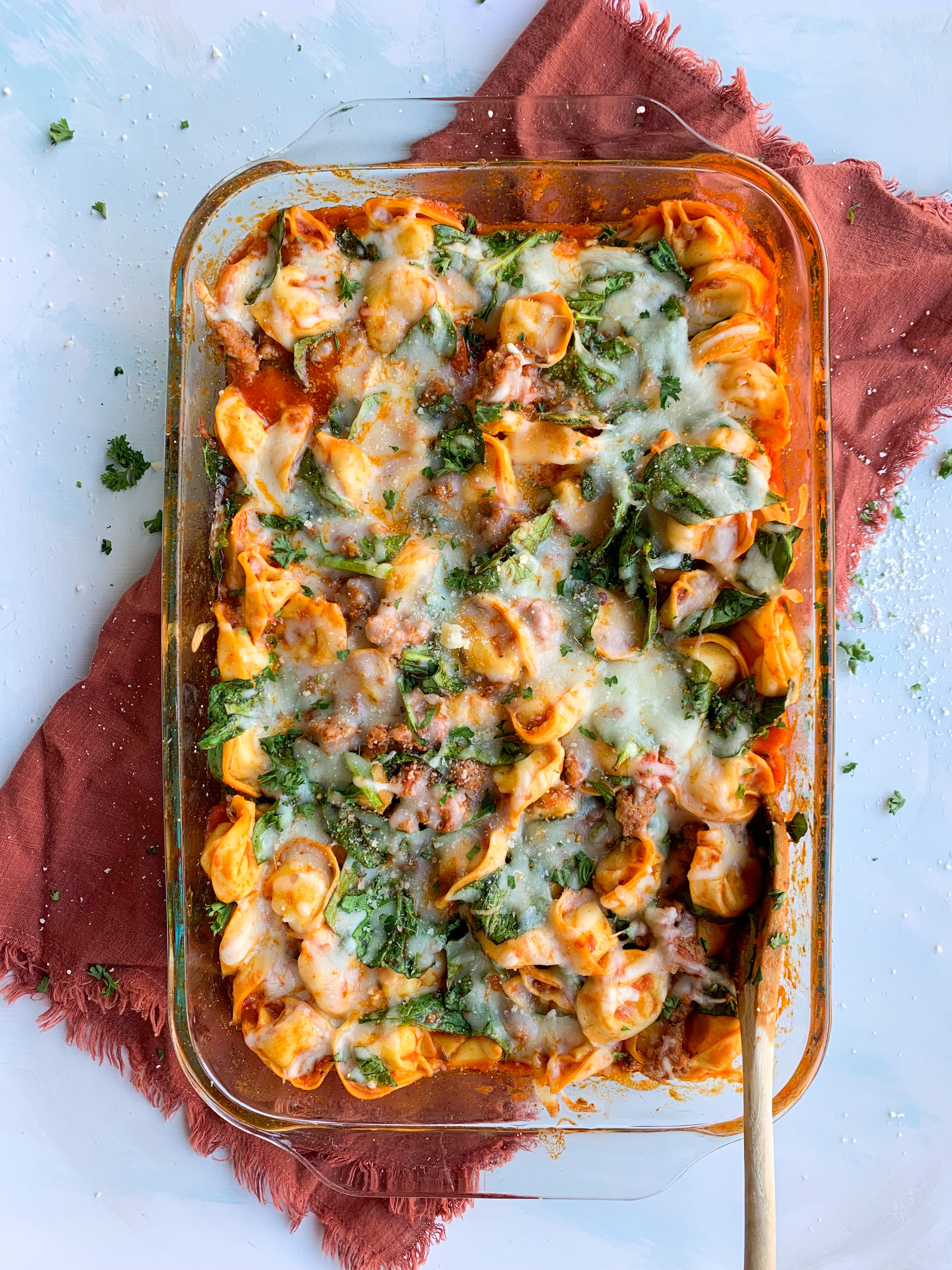 Sausage Tortellini Bake - Meals Made Easy