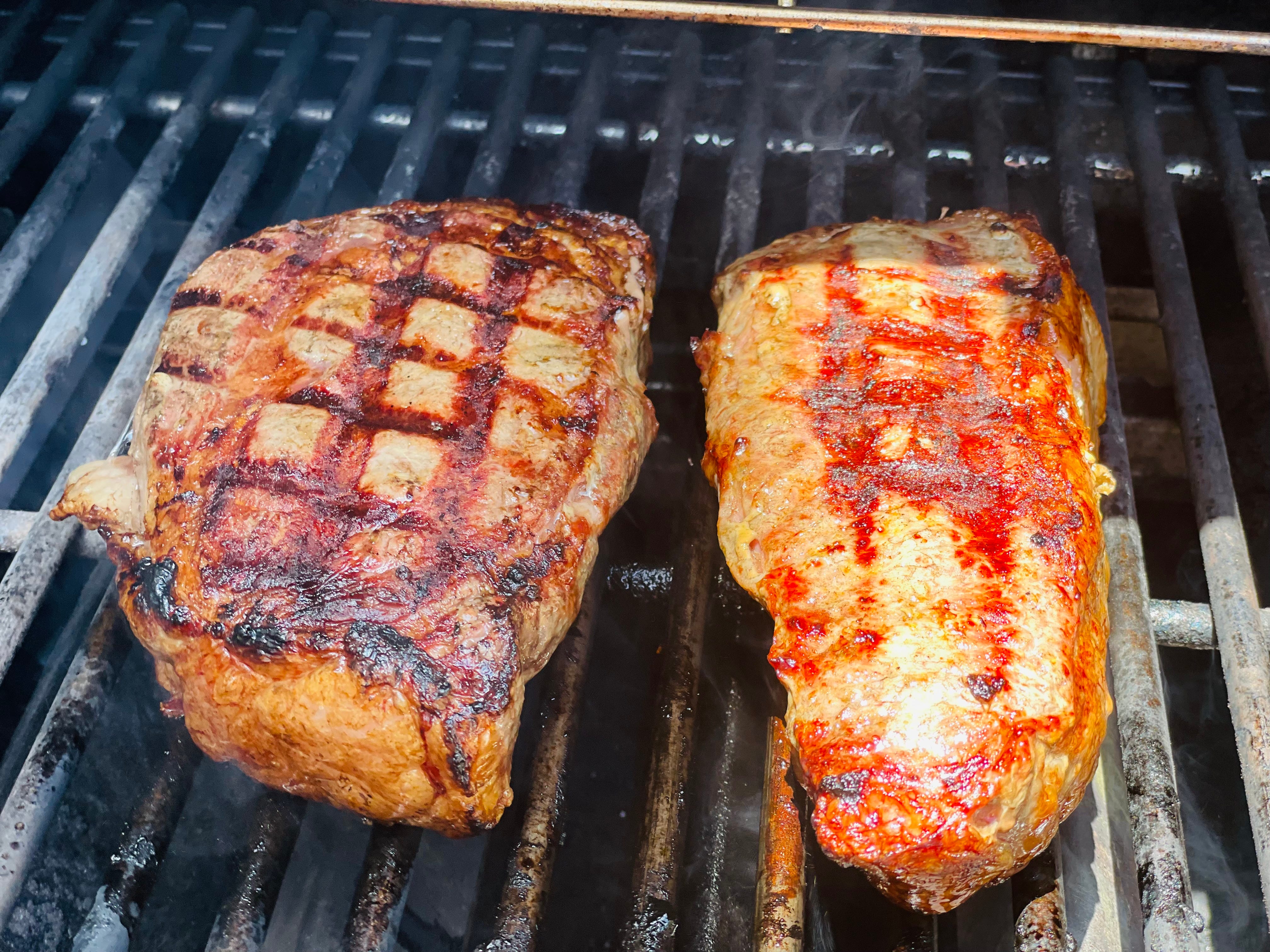 Cooking frozen steak on grill clearance