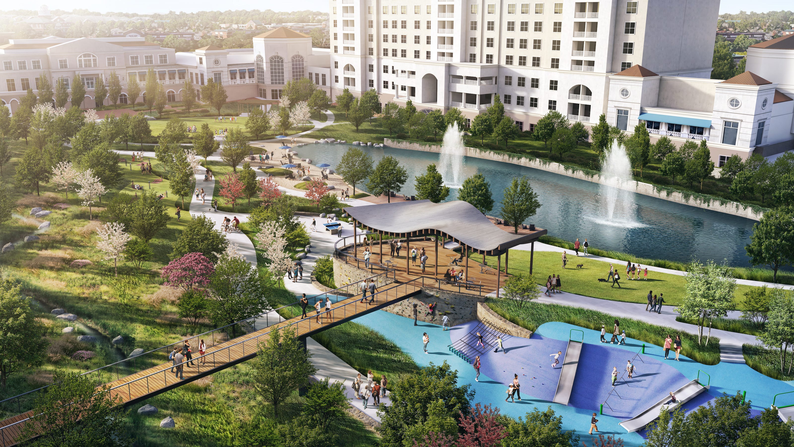 8acre 'Stream Park' designed as 'soul' for Ballantyne