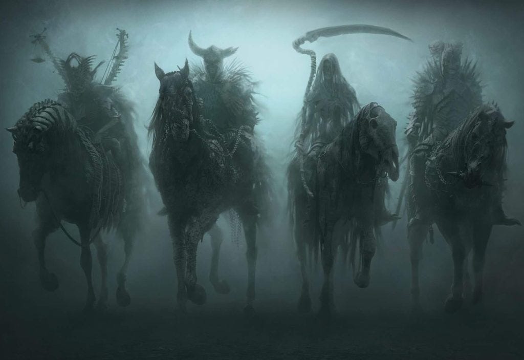 The Four Horsemen by Jack Dixon Longevity Minded