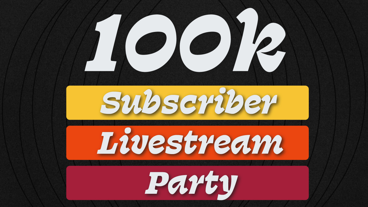 100k Subs Livestream Party - by Brandon Shaw