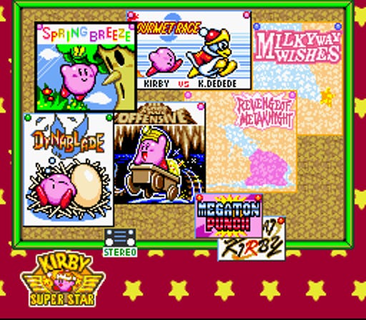 Kirby's menu deals