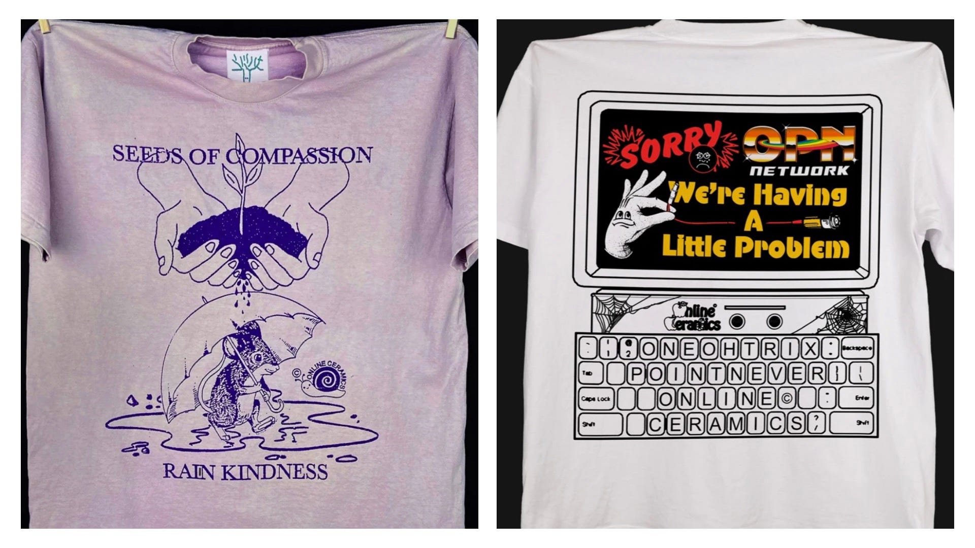 Online ceramics sale tee