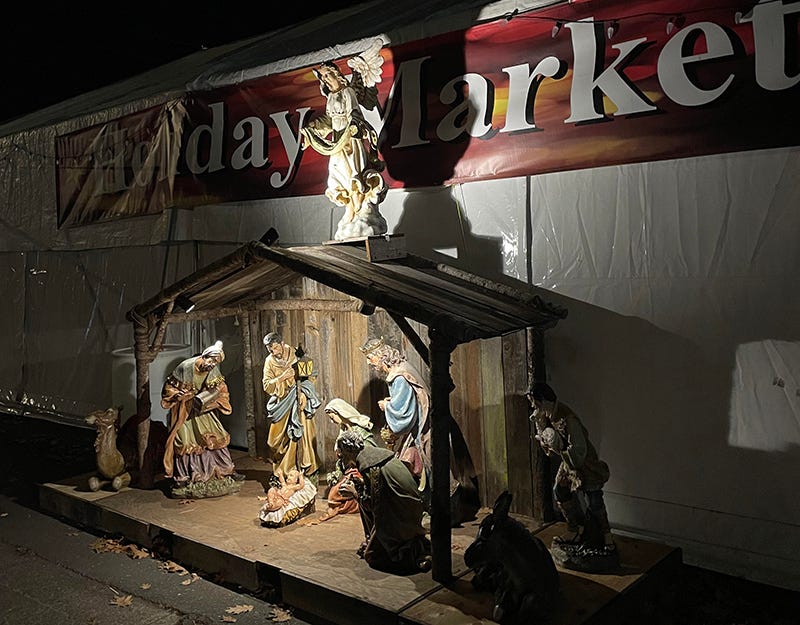 Sebastopol Hardware’s Christmas display vandalized