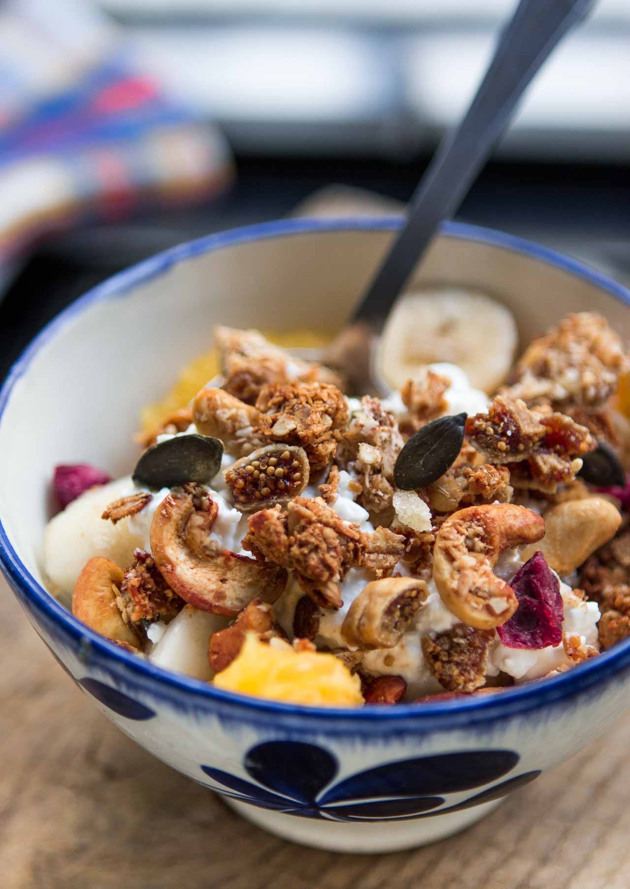 Fig and Ginger "Clumpy" Granola David Lebovitz Newsletter