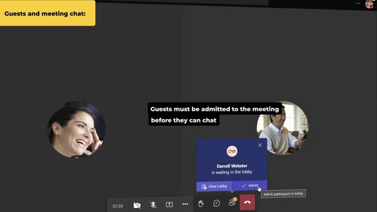 How to access Microsoft Teams meeting chat before, during, and after