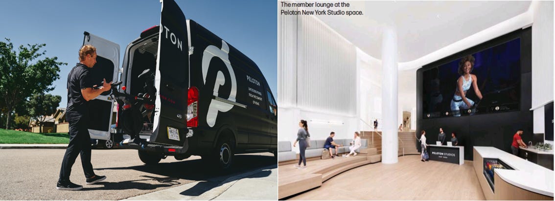 Peloton delivery truck discount