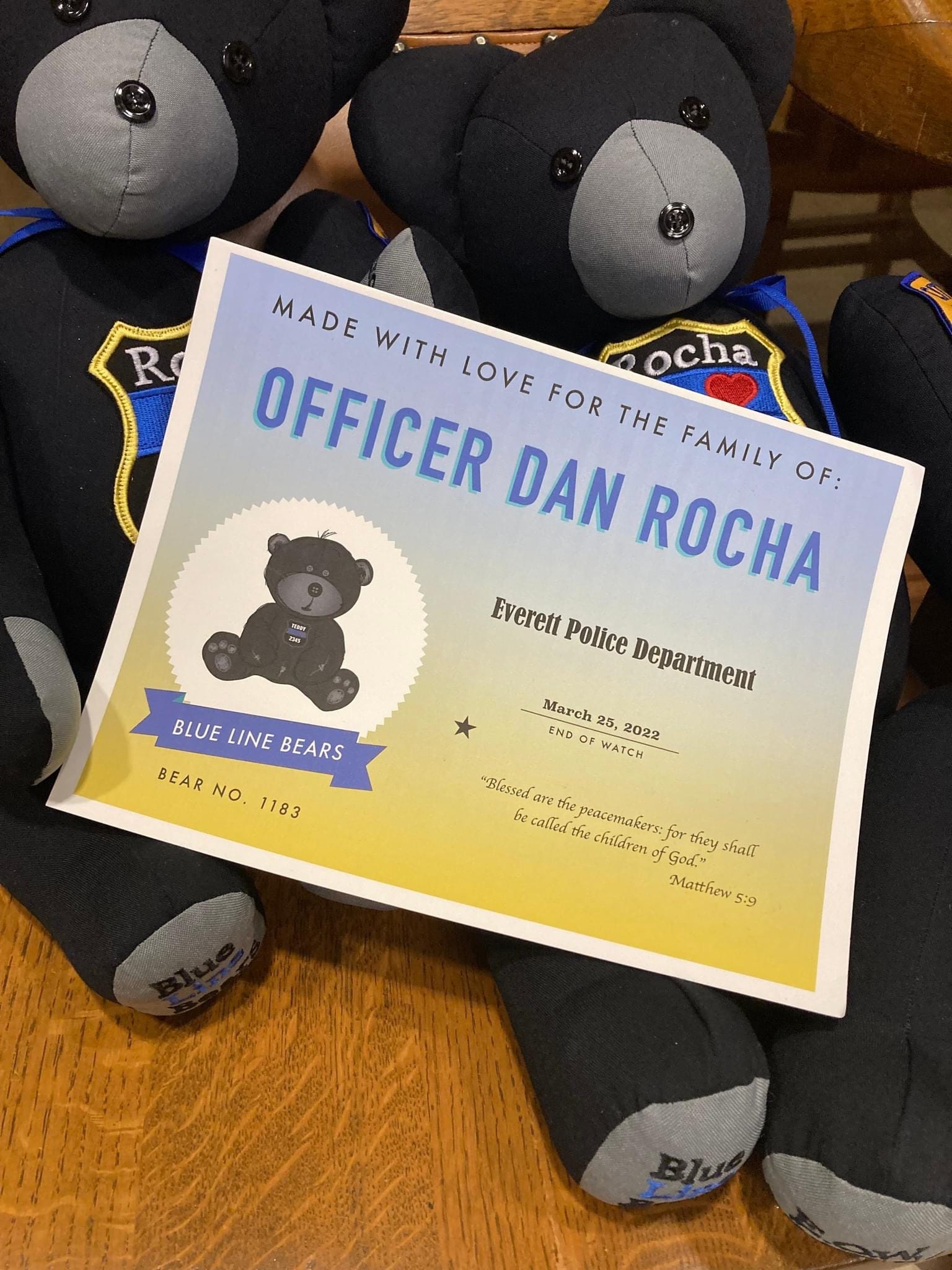 Mortgage Paid Off for Family of Fallen Officer Rocha