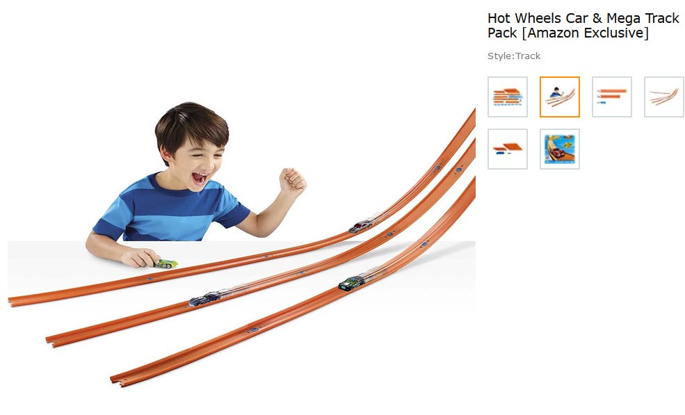 Generic hot wheels track discount