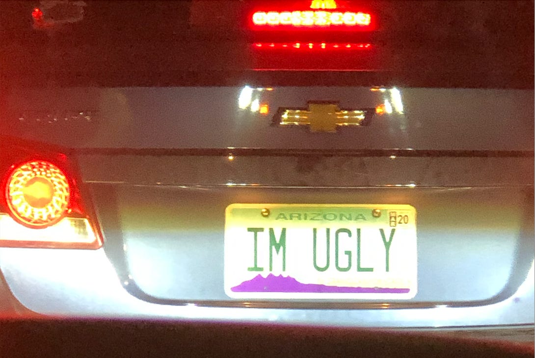 Novelty plates deals for cars