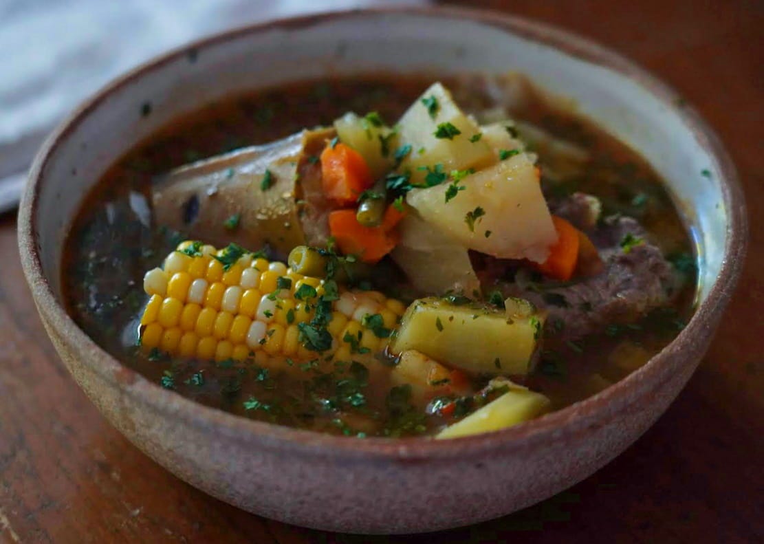 Recipe Sopa de Borrego (Lamb Loin Chop Soup)