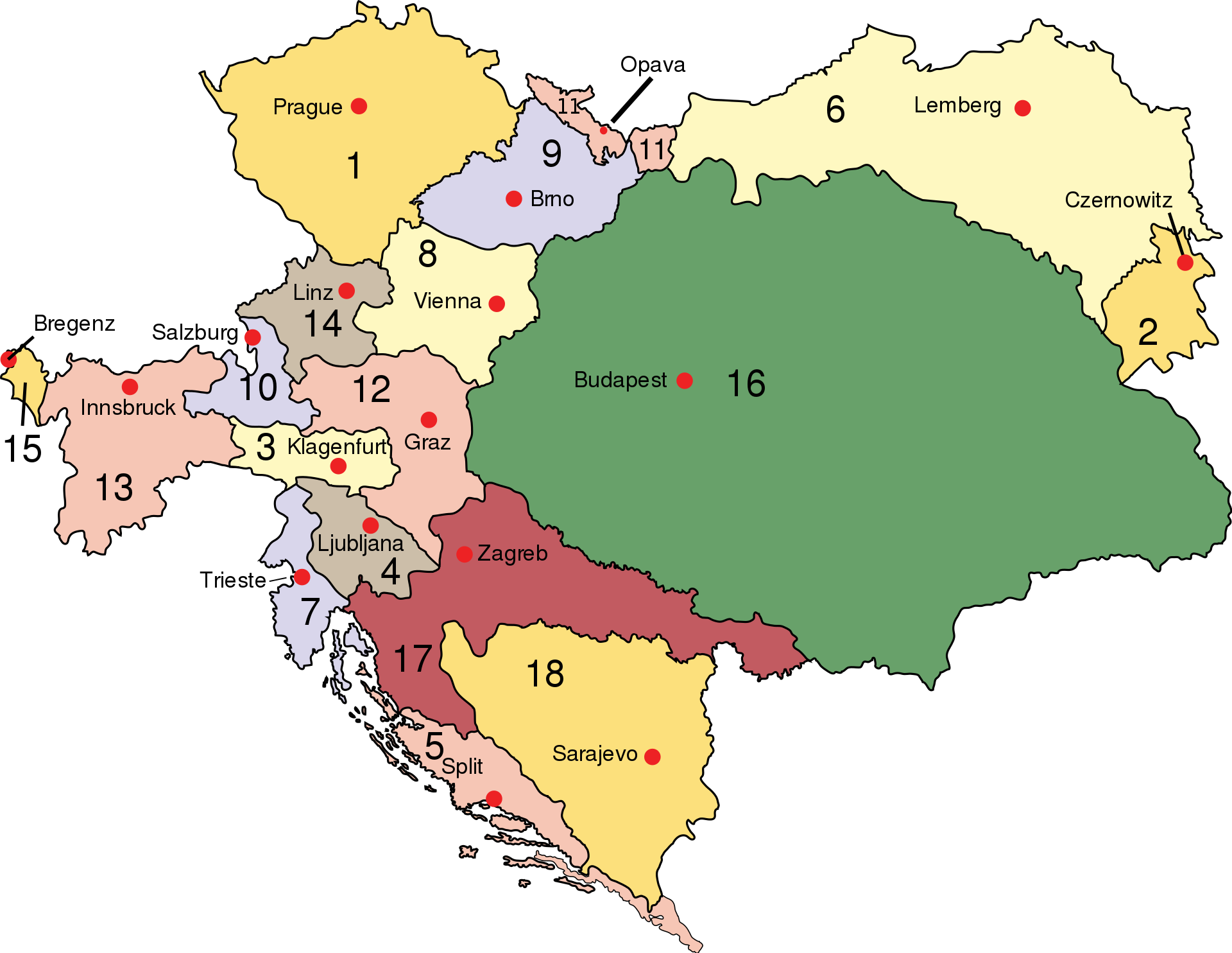 奥地利地图位置（奥地利地图形状）-古历史