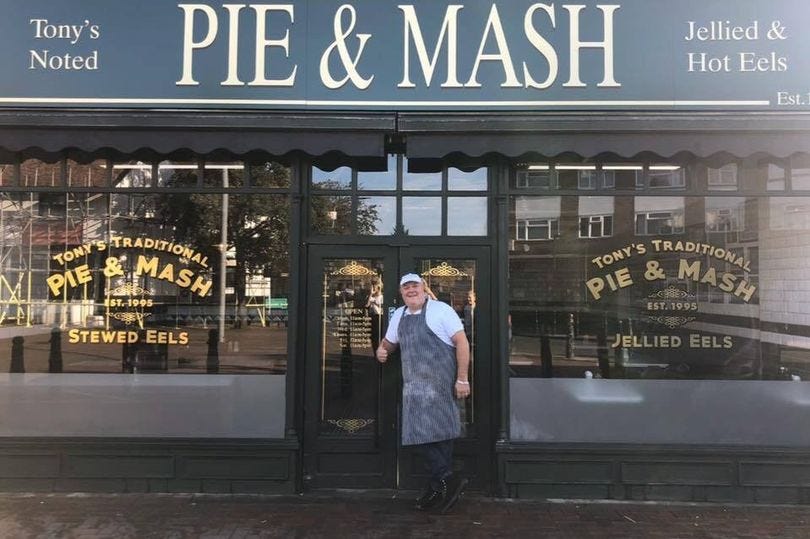 The pie and mash shop where you might spot David Beckham